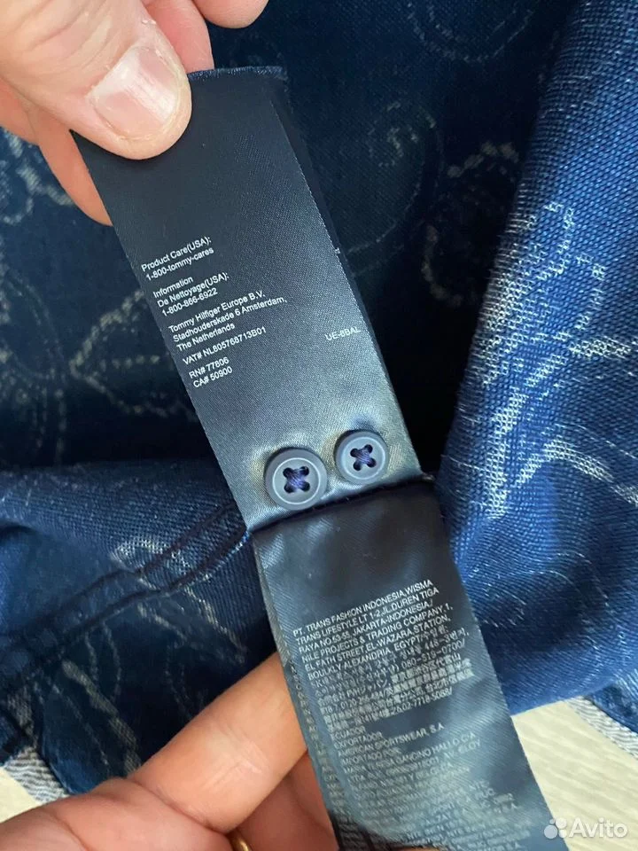 Рубашка «Tommy Hilfiger»/L/Оригинал - миниатюра 8