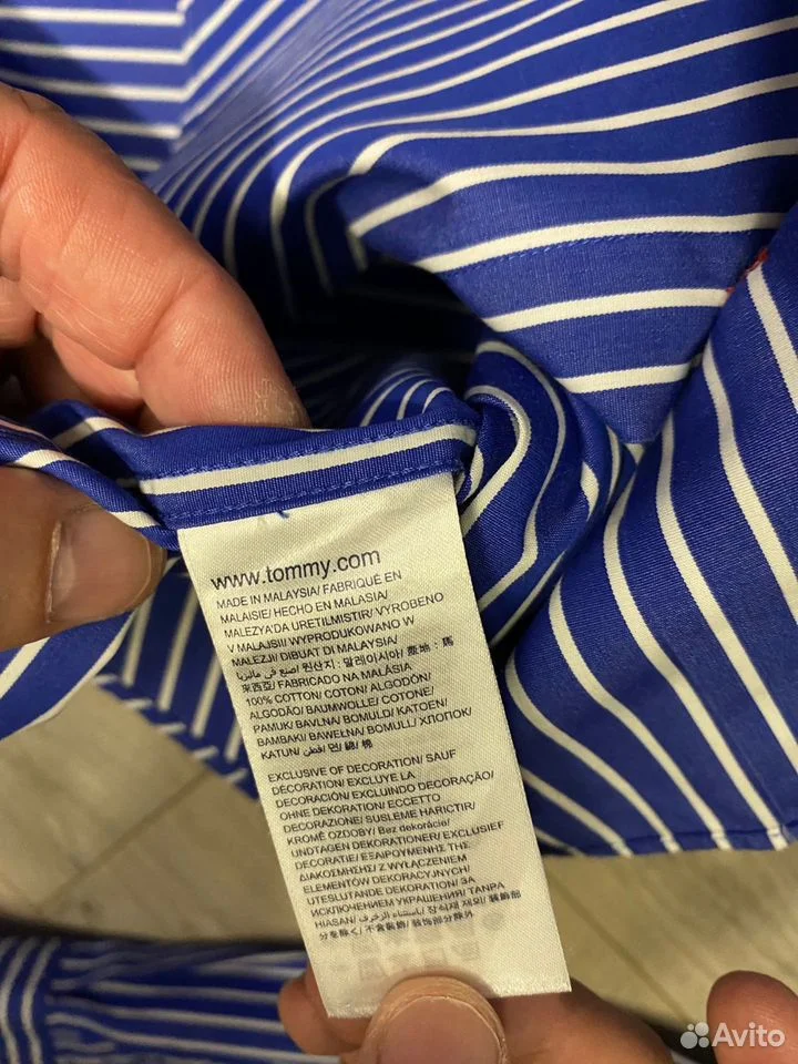 Рубашка «Tommy Hilfiger»/L/Оригинал - миниатюра 7