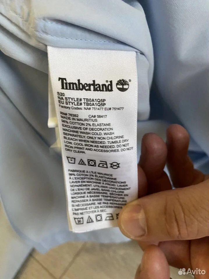 Рубашка «TimberLand»/XL/Оригинал - миниатюра 7