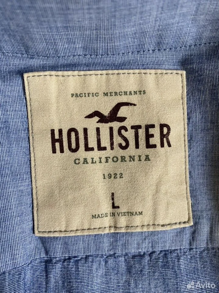Рубашка "Hollister"/L/Оригинал - миниатюра 4
