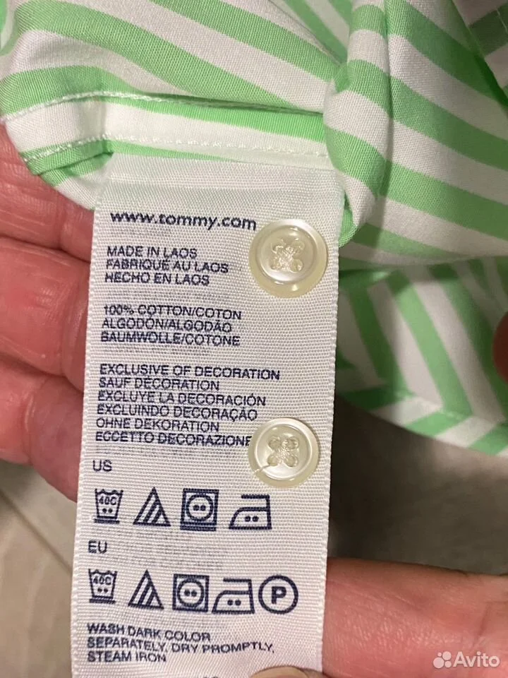 Рубашка «Tommy Hilfiger/M/Оригинал - миниатюра 6