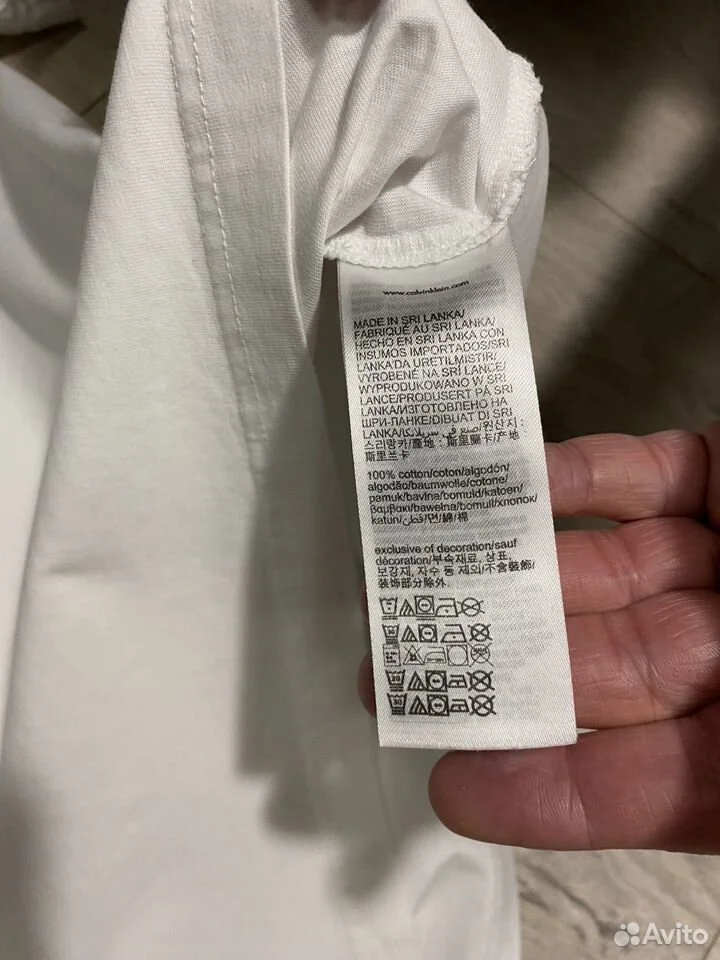 Футболка «Calvin Klein Jeans»/S/Оригинал - миниатюра 5