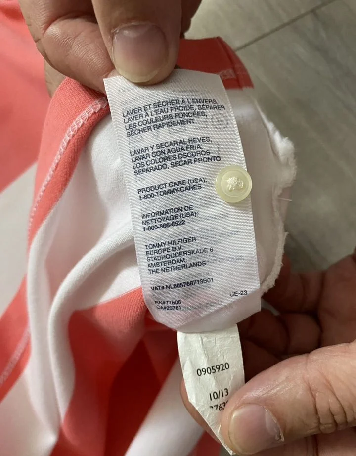 Поло «Tommy Hilfiger»/p.46-48/Оригинал - миниатюра 7