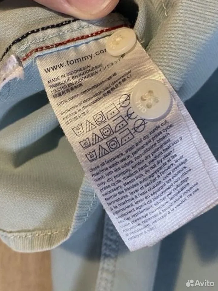 Рубашка «Tommy Hilfiger»/L/Оригинал - миниатюра 7