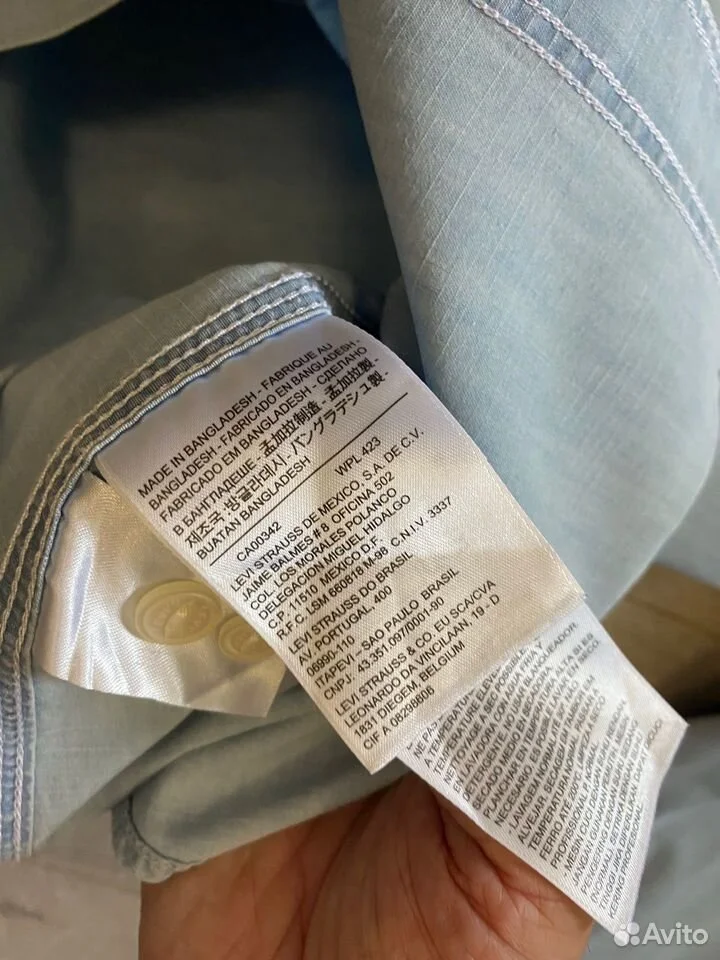 Рубашка «Levis»/M/Оригинал - миниатюра 7