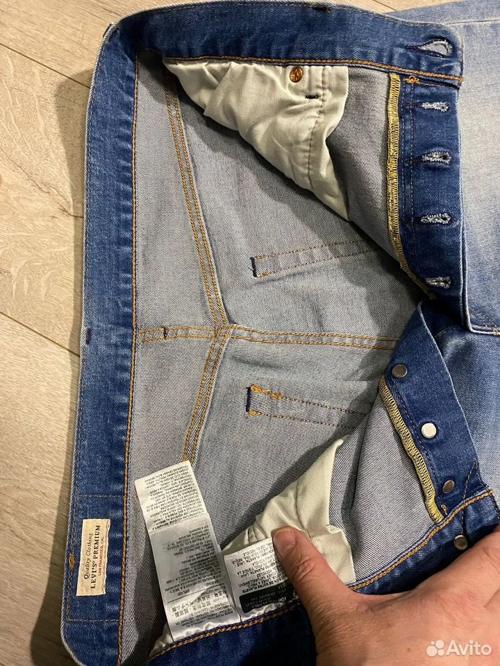 Джинсы «Levis 501»/W36;L32/Оригинал - миниатюра 7