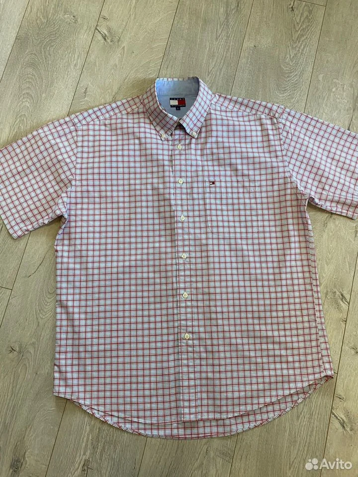 Винтажная рубашка «Tommy Hilfiger»/L/Оригинал - изображение 1