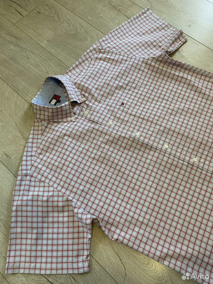 Винтажная рубашка «Tommy Hilfiger»/L/Оригинал - миниатюра 2