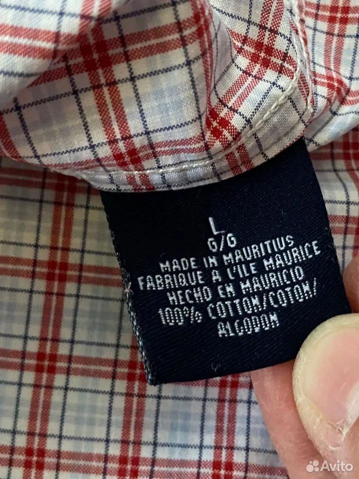 Винтажная рубашка «Tommy Hilfiger»/L/Оригинал - миниатюра 5
