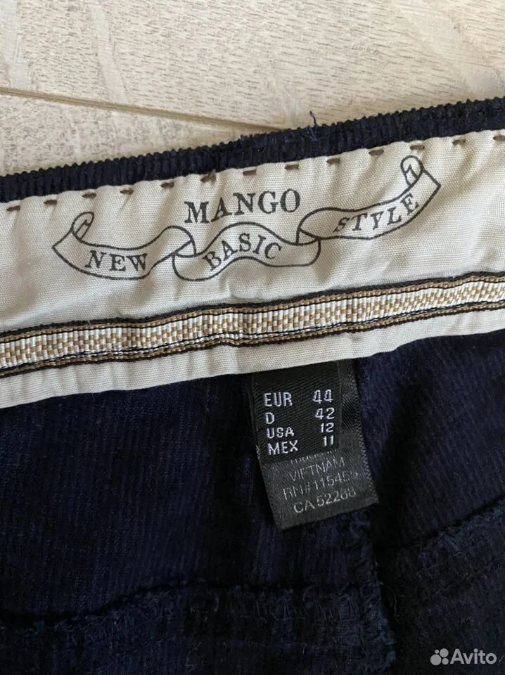 Вельветовые женские брюки “Mango” - миниатюра 6