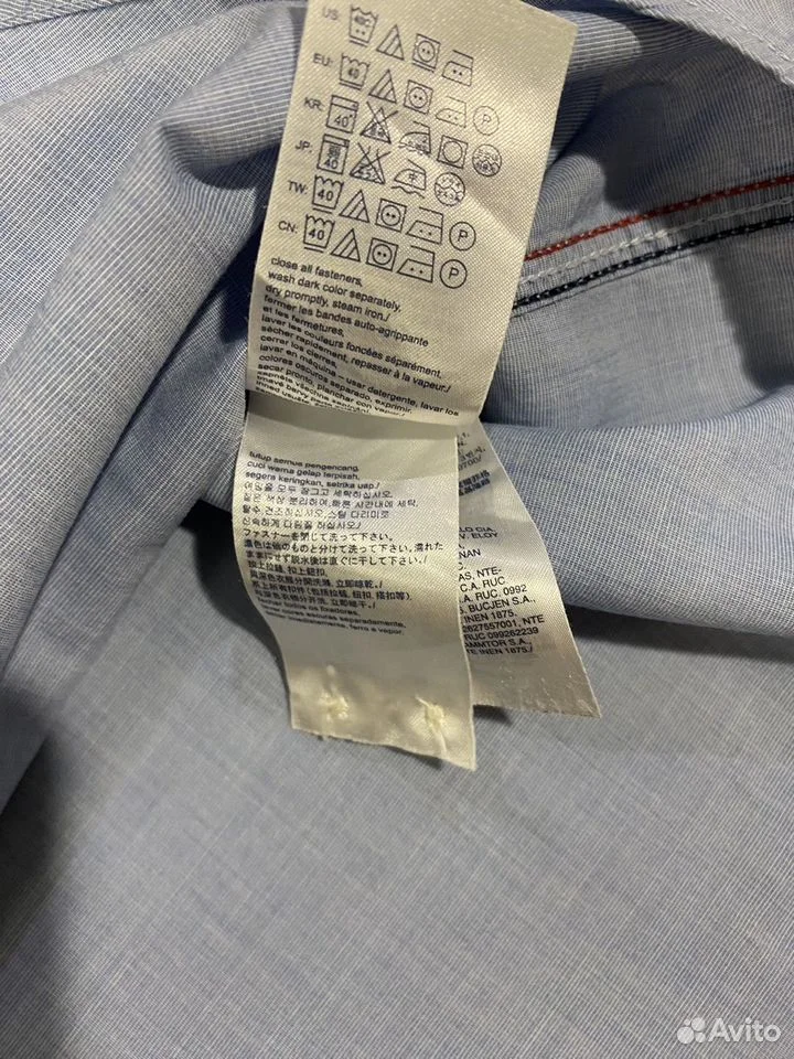 Рубашка «Tommy Hilfiger»/XL/Оригинал - миниатюра 5