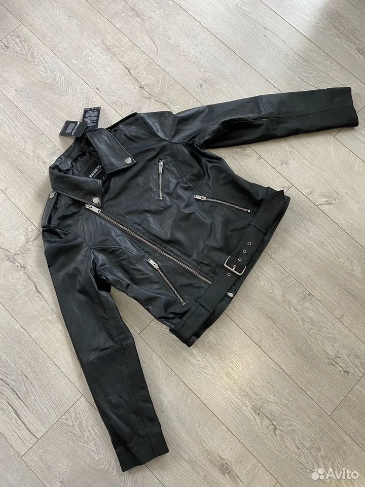 Кожаная куртка «Barneys Originals»/S/Оригинал - миниатюра 2