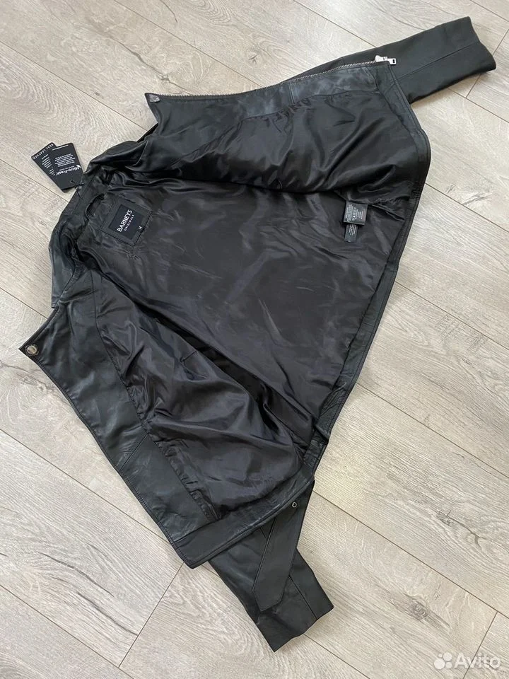 Кожаная куртка «Barneys Originals»/S/Оригинал - миниатюра 5