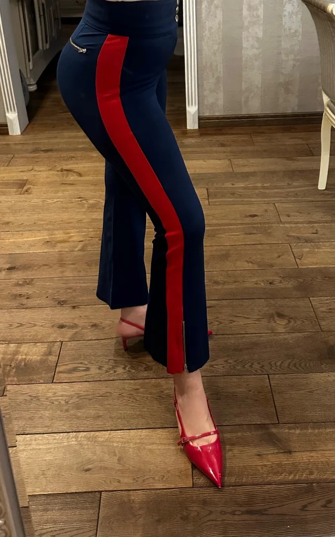 Брюки Gucci Web Stripe Track Pants (Blue / Red)