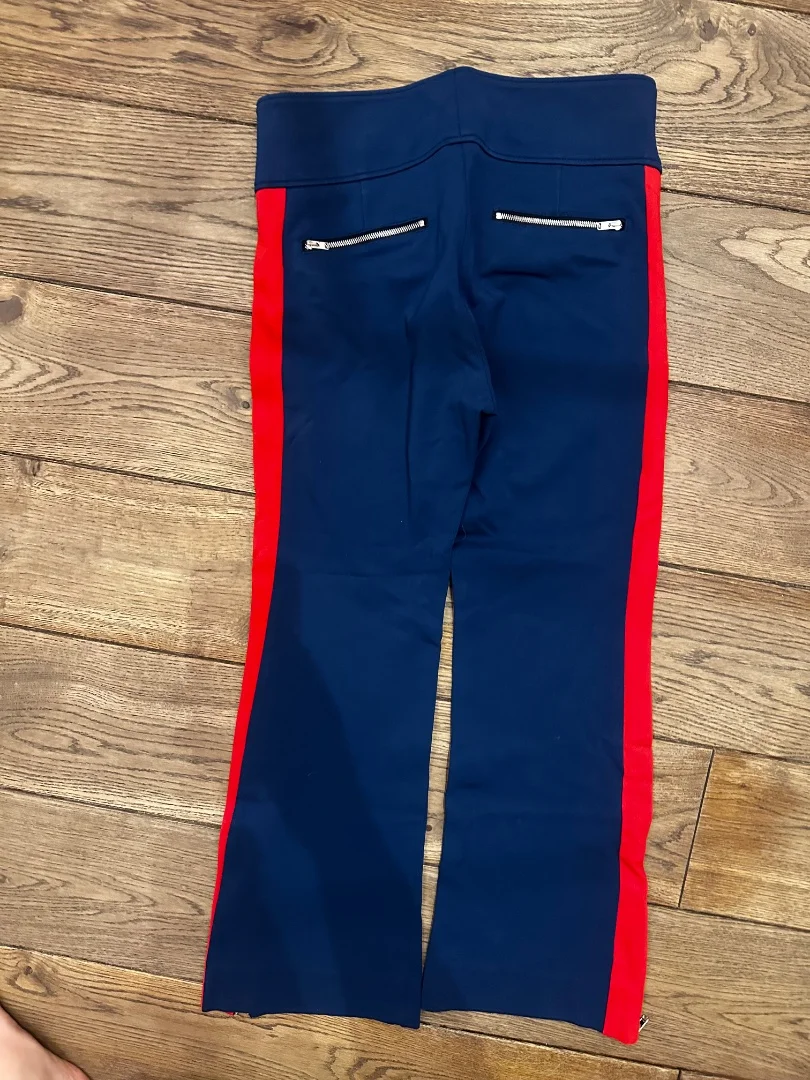 Брюки Gucci Web Stripe Track Pants (Blue / Red) - миниатюра 4