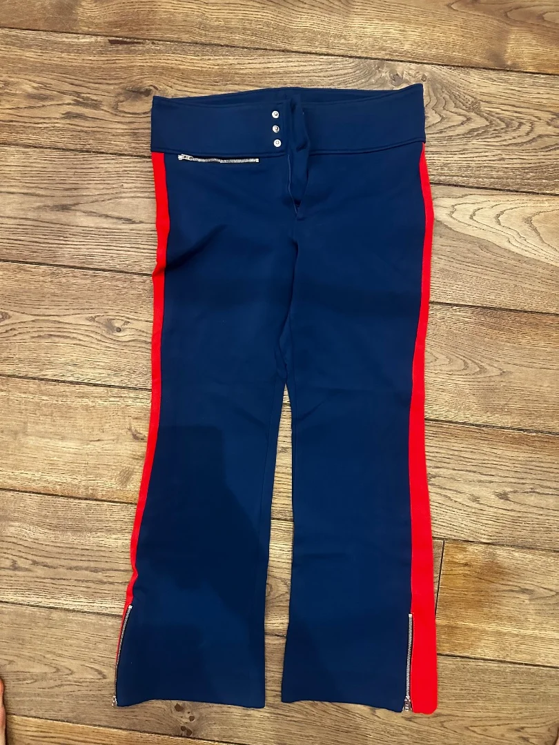 Брюки Gucci Web Stripe Track Pants (Blue / Red) - миниатюра 5