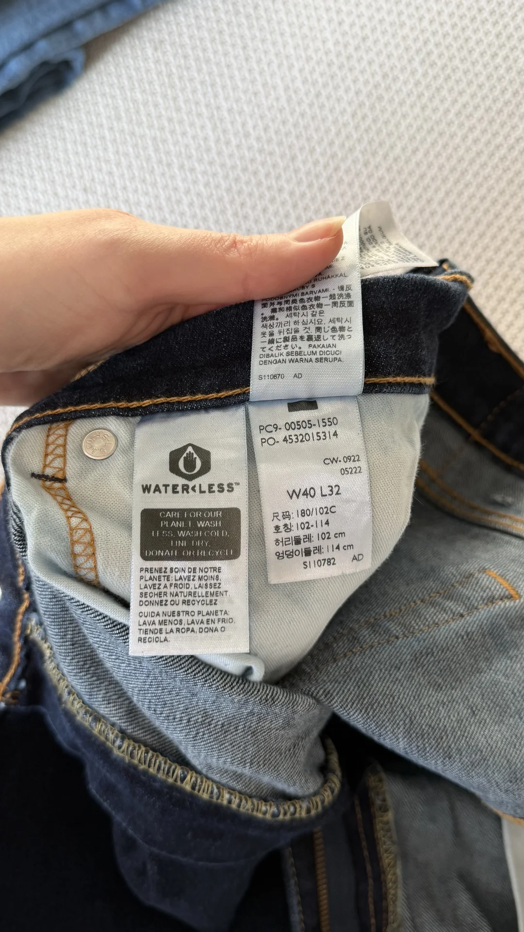 Мужские джинсы Levi’s Lee Wrangler оригинал - миниатюра 10