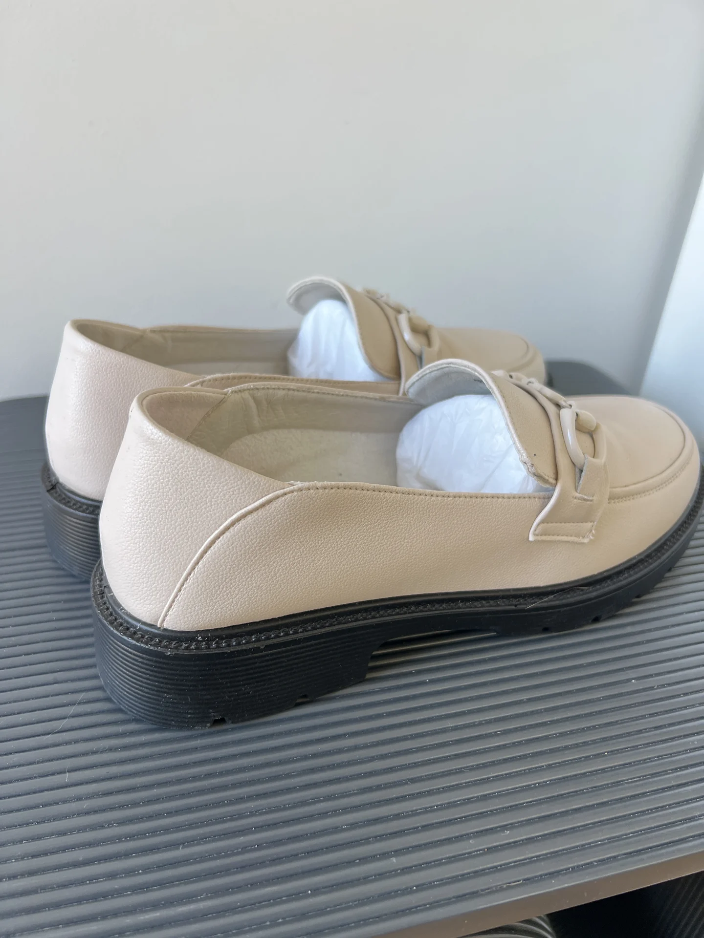Ботинки лоферы женские кожаные 38 р - миниатюра 5