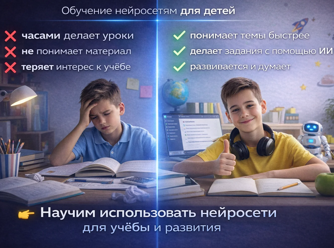 Обучение работы с ии онлайн для детей и взрослых - миниатюра 3