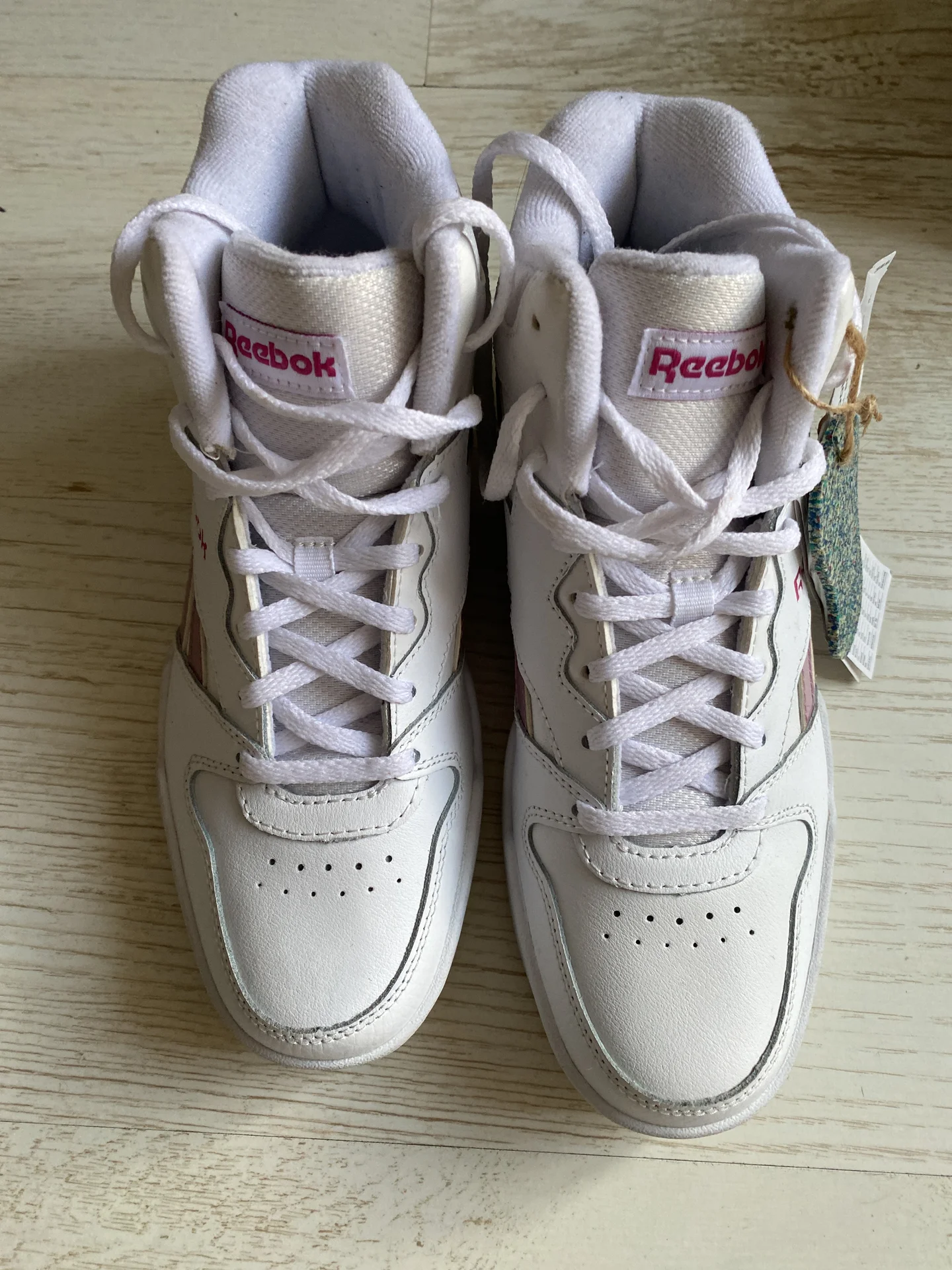Reebok оригинал новые кроссовки высокие - миниатюра 3