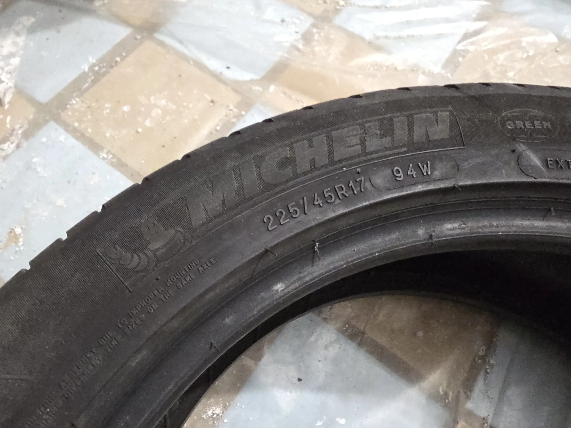 Michelin Primacy 3 225/45 R17 94W - миниатюра 2