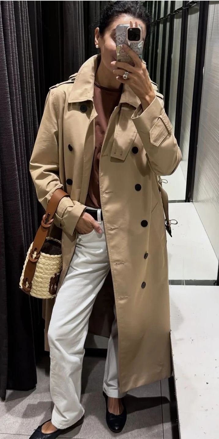 Тренч, ZARA, M - миниатюра 4