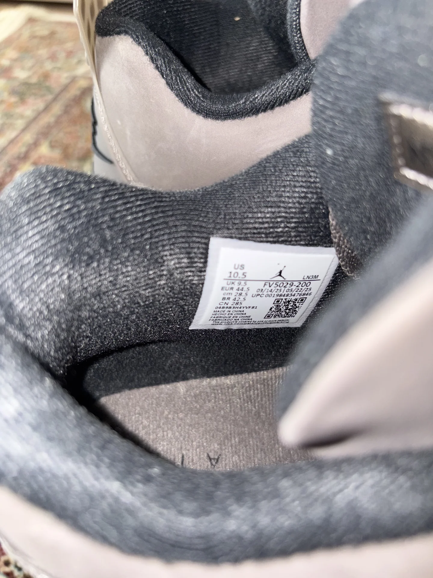 Nike air Jordan 4 cave stone - миниатюра 2