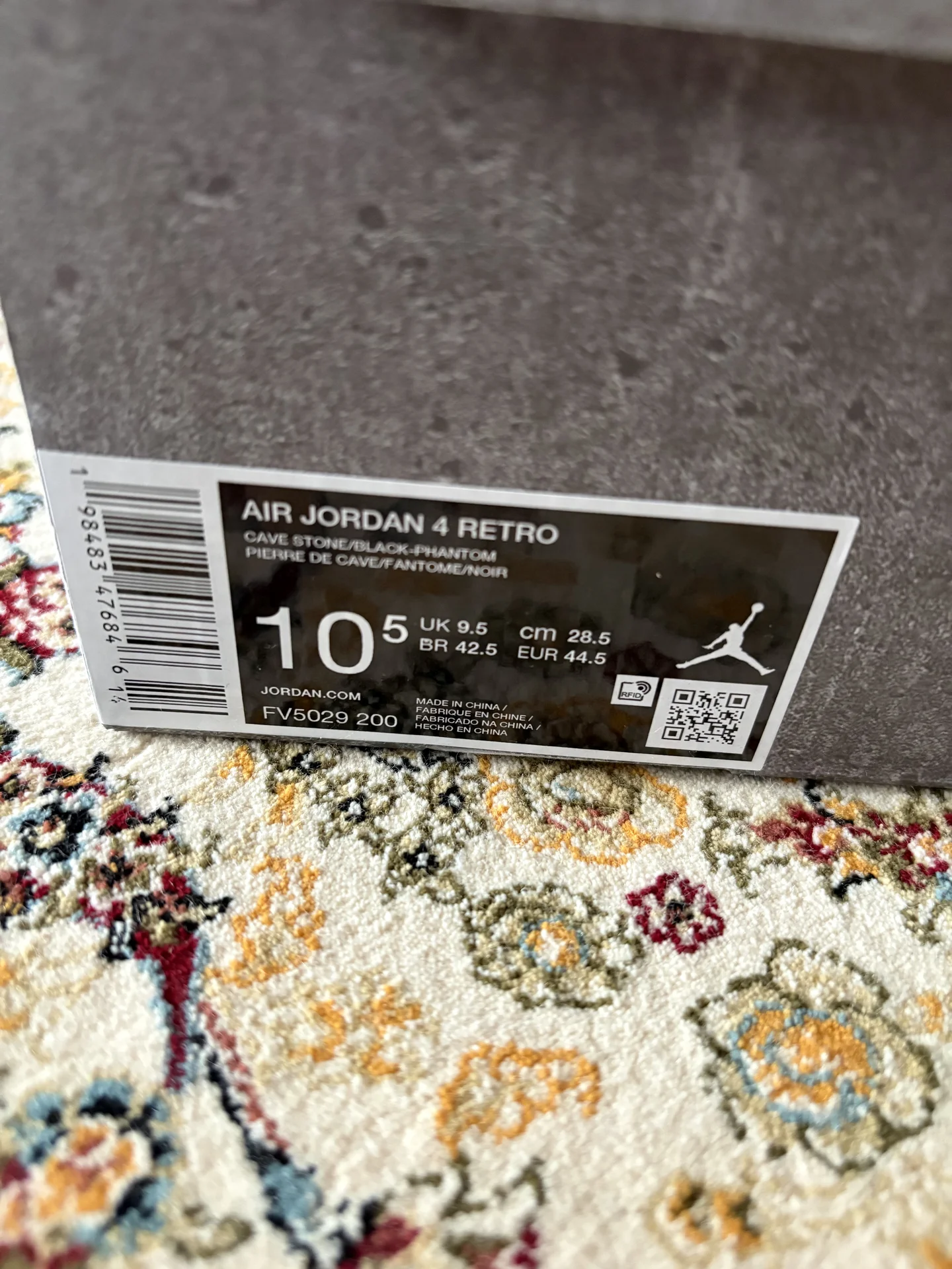 Nike air Jordan 4 cave stone - миниатюра 3