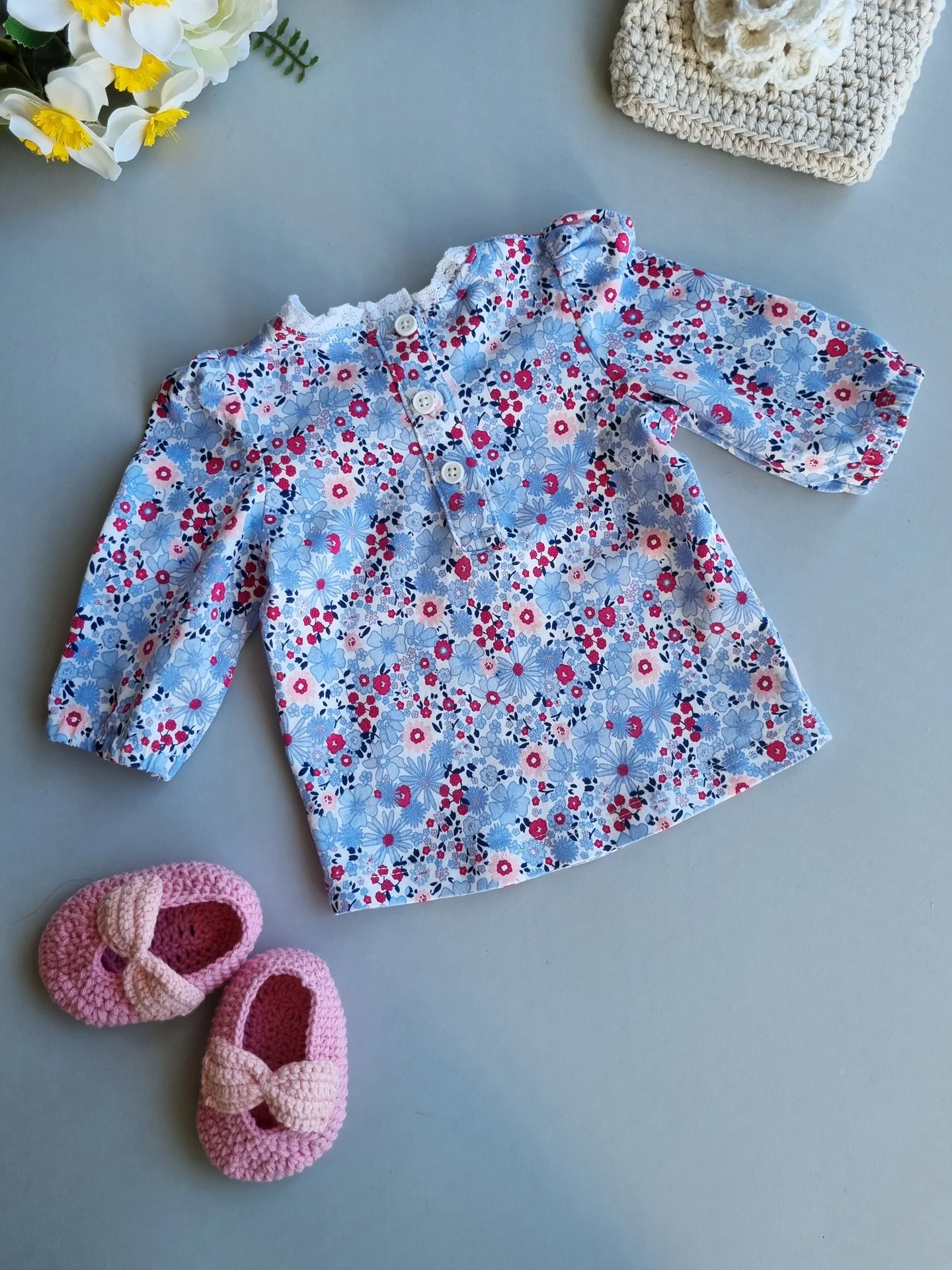 Лонгслив Matalan 0-3 мес для девочки - миниатюра 4