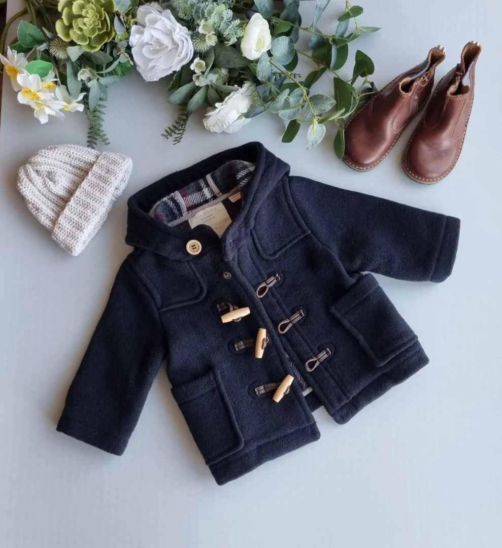 Пальто дафлкот Zara на 8 - 12 месяцев - миниатюра 3