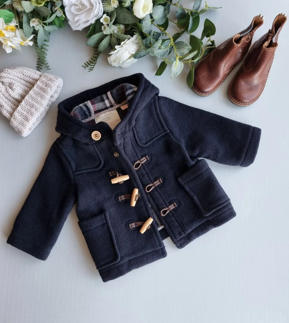 Пальто дафлкот Zara на 8 - 12 месяцев - миниатюра 7