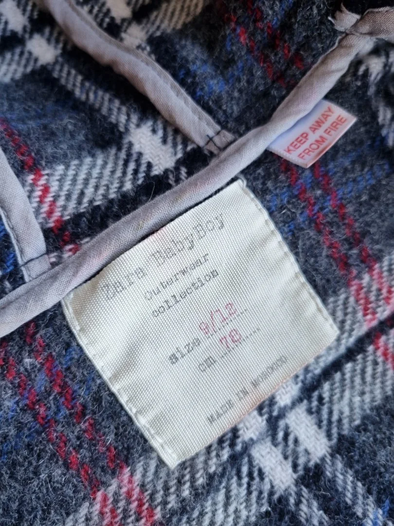 Пальто дафлкот Zara на 8 - 12 месяцев - миниатюра 11