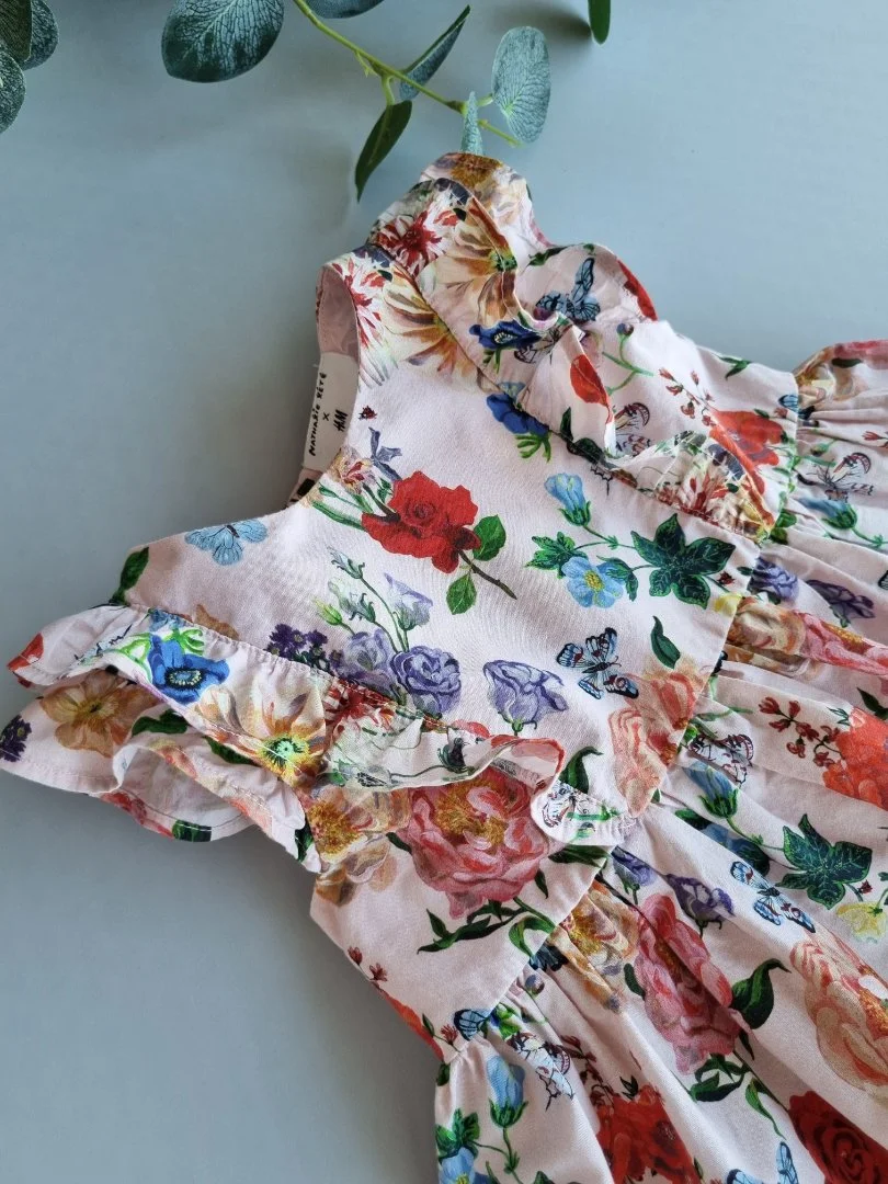 Платье нарядное H&M 9-12 мес 80 см - миниатюра 5