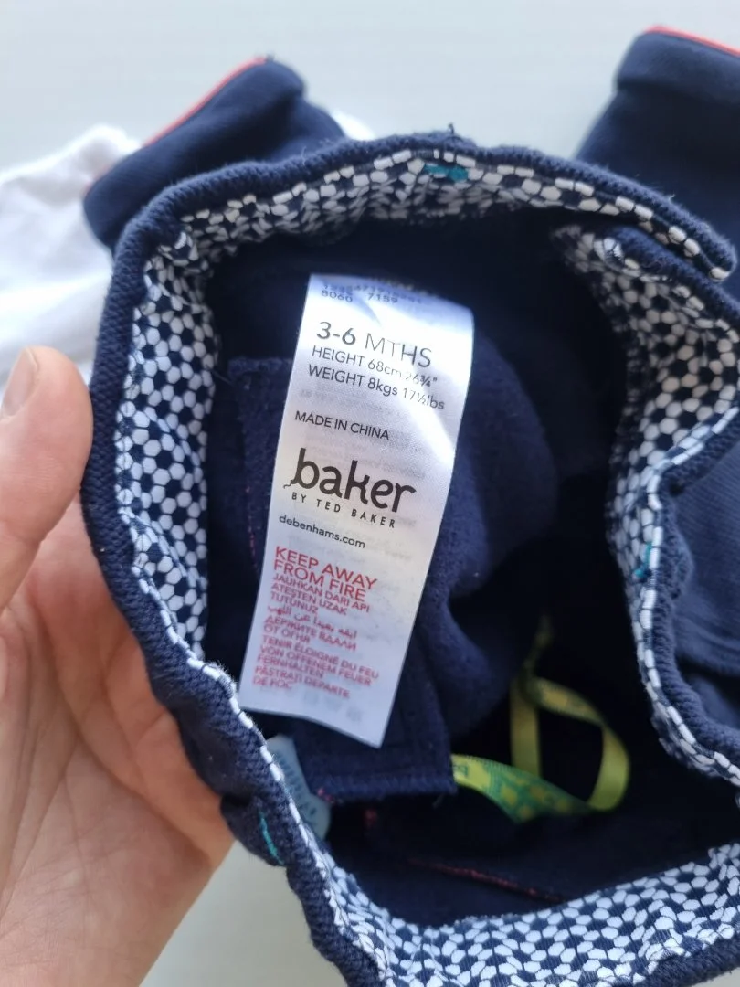 Брюки чиносы Baker by Ted Baker 3 - 6 мес 68см - миниатюра 6