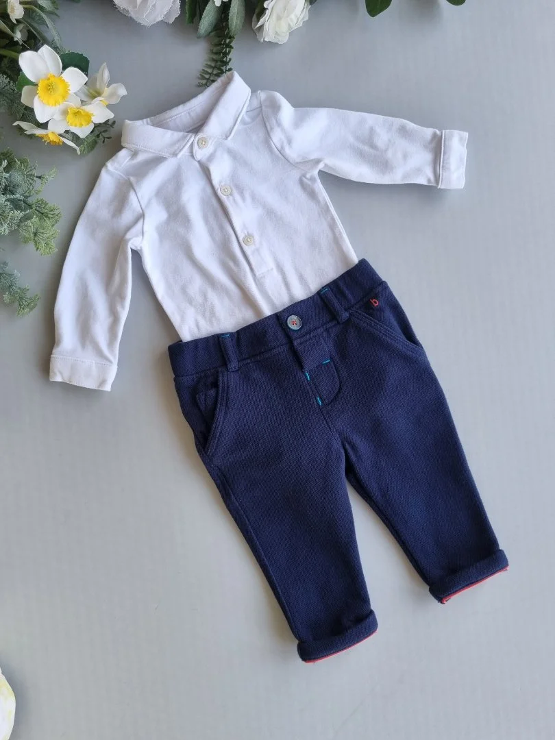 Брюки чиносы Baker by Ted Baker 3 - 6 мес 68см - миниатюра 15