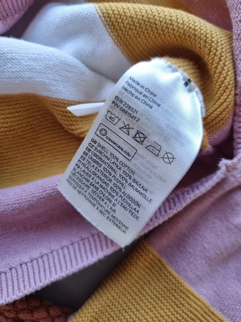 H&M вязаный джемпер на девочку, 98/104 см (2-4 года) - миниатюра 6