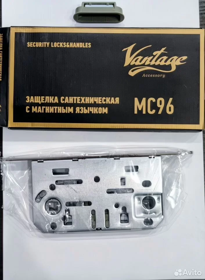 Магнитная защелка в комплекте с дверными петлями Vantage МС 96