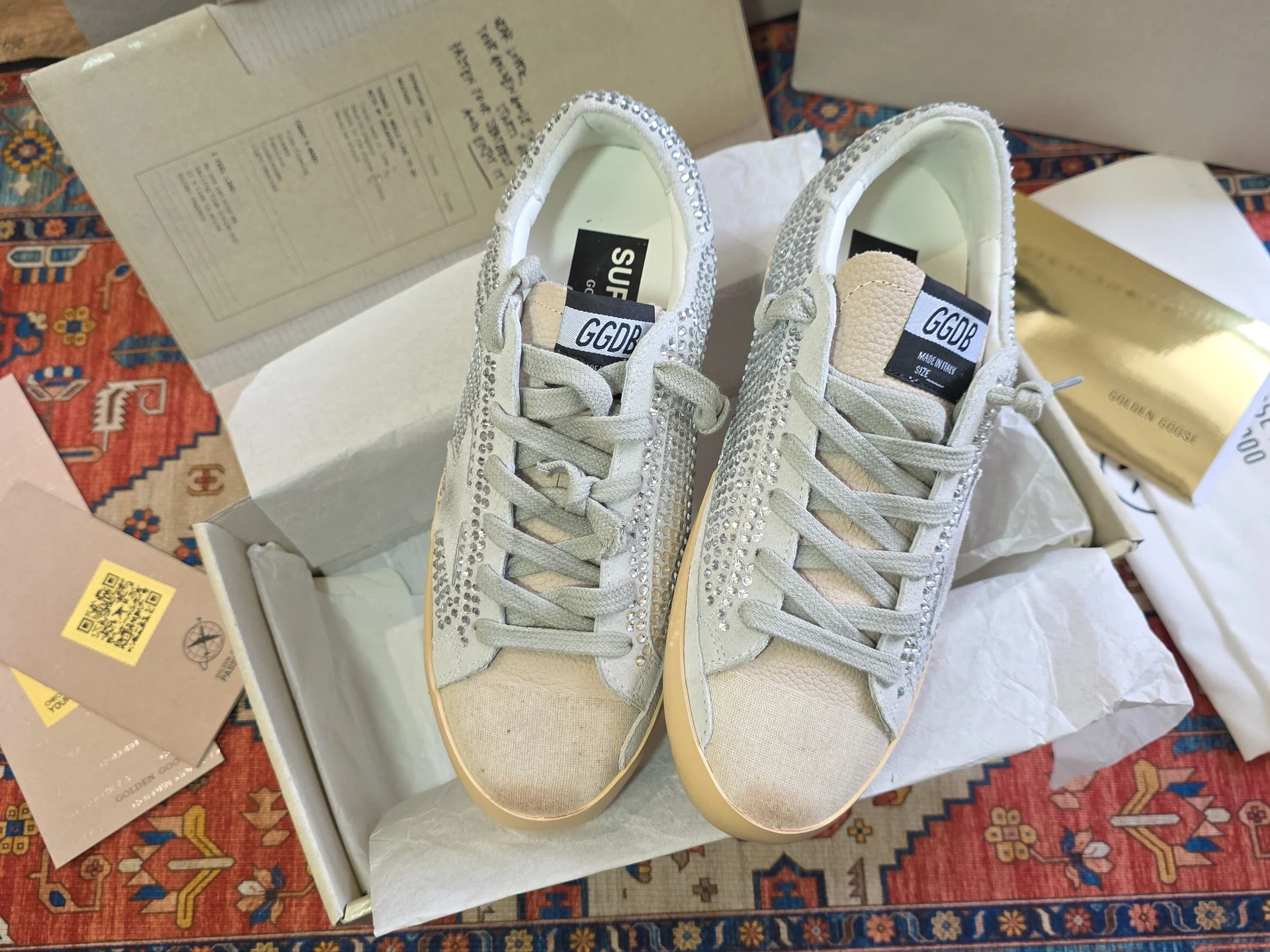 Кеды Golden Goose swarovski 39 - миниатюра 4