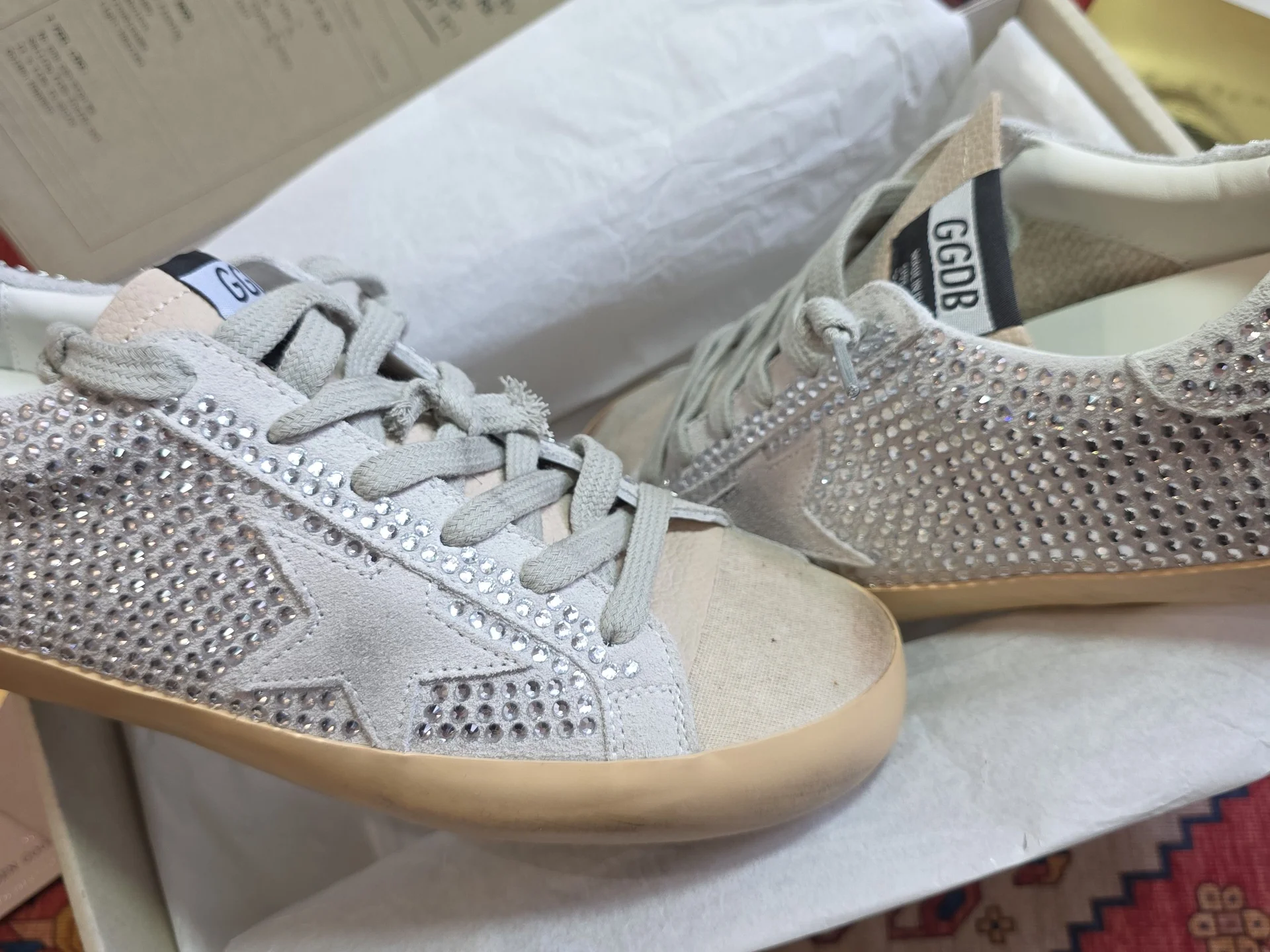 Кеды Golden Goose swarovski 39 - миниатюра 8