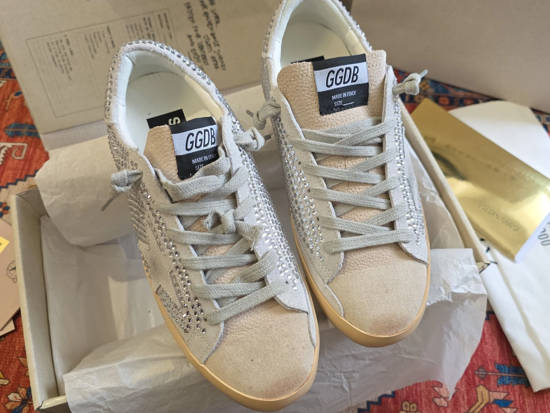 Кеды Golden Goose swarovski 39 - миниатюра 9