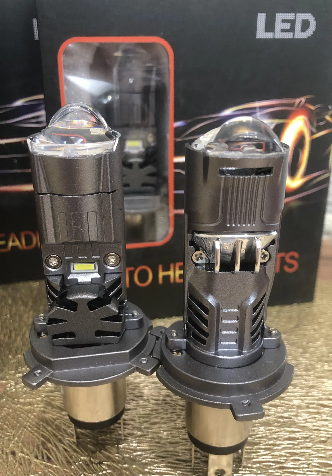 led автолампы Н4 минилинзы - изображение 1