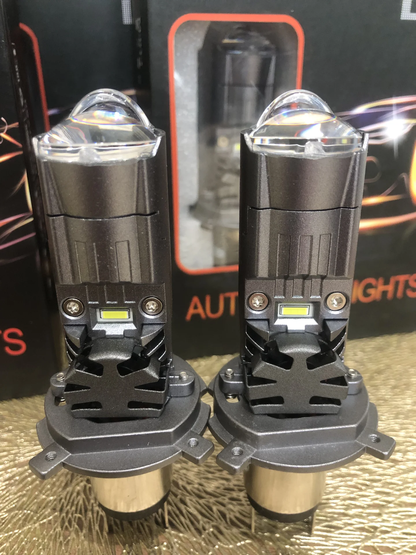 led автолампы Н4 минилинзы - миниатюра 2