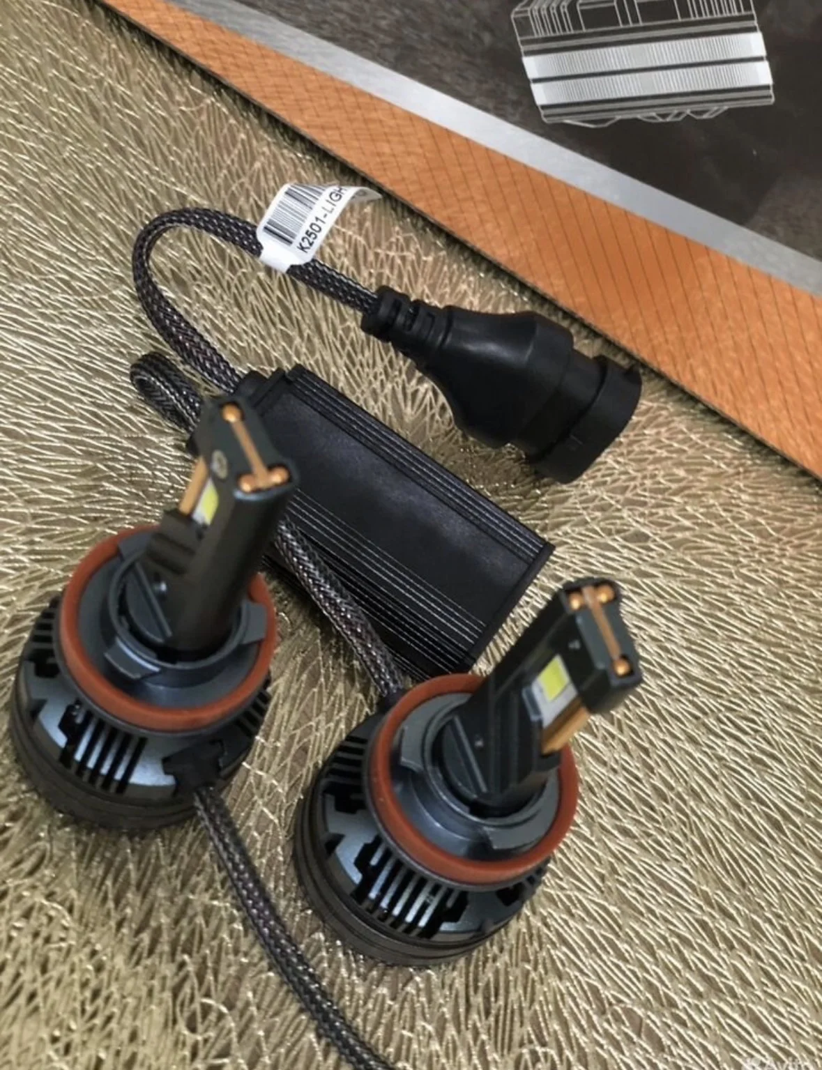 Автолампы LED H7 2 шт. по 85W/12-24V - миниатюра 3