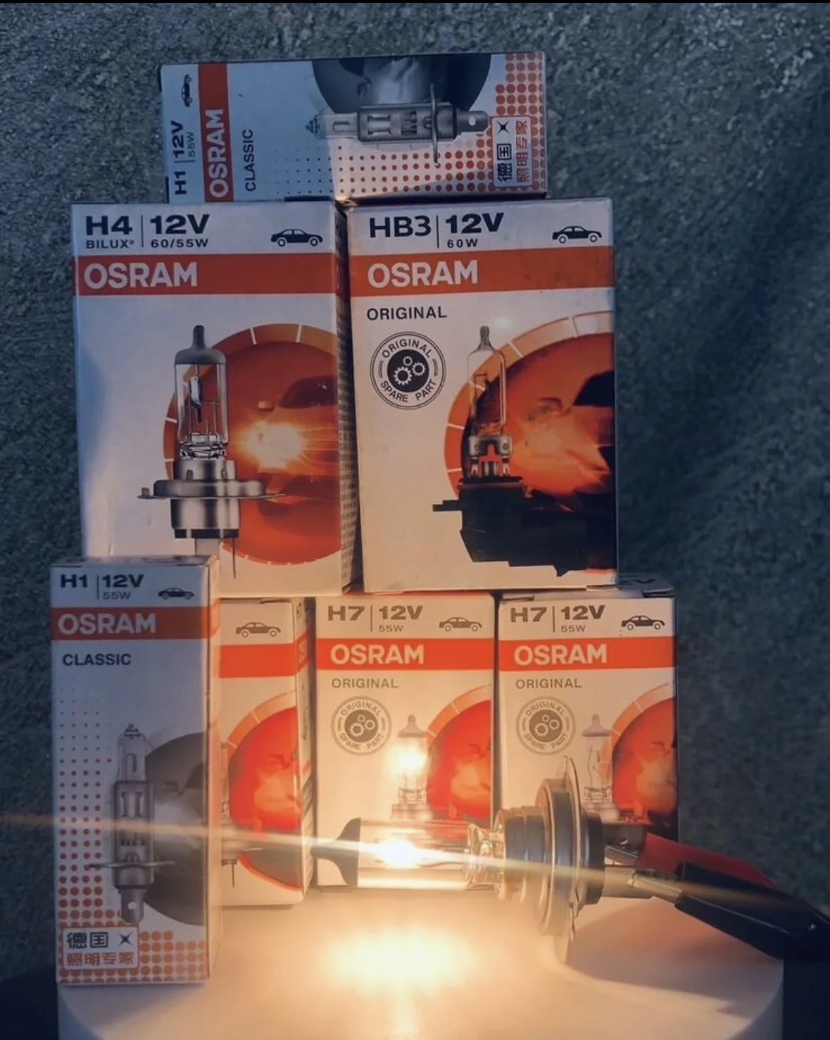 Автолампы Osram h4 12V - миниатюра 2