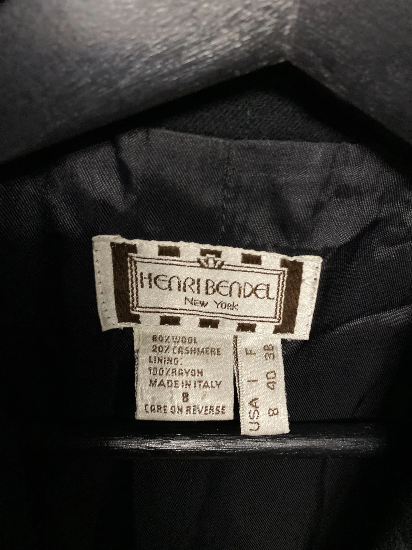 Винтажный пиджак Henri Bendel - миниатюра 3