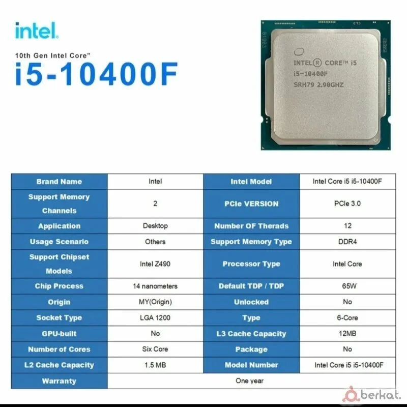 Intel core I5 10400F - миниатюра 5