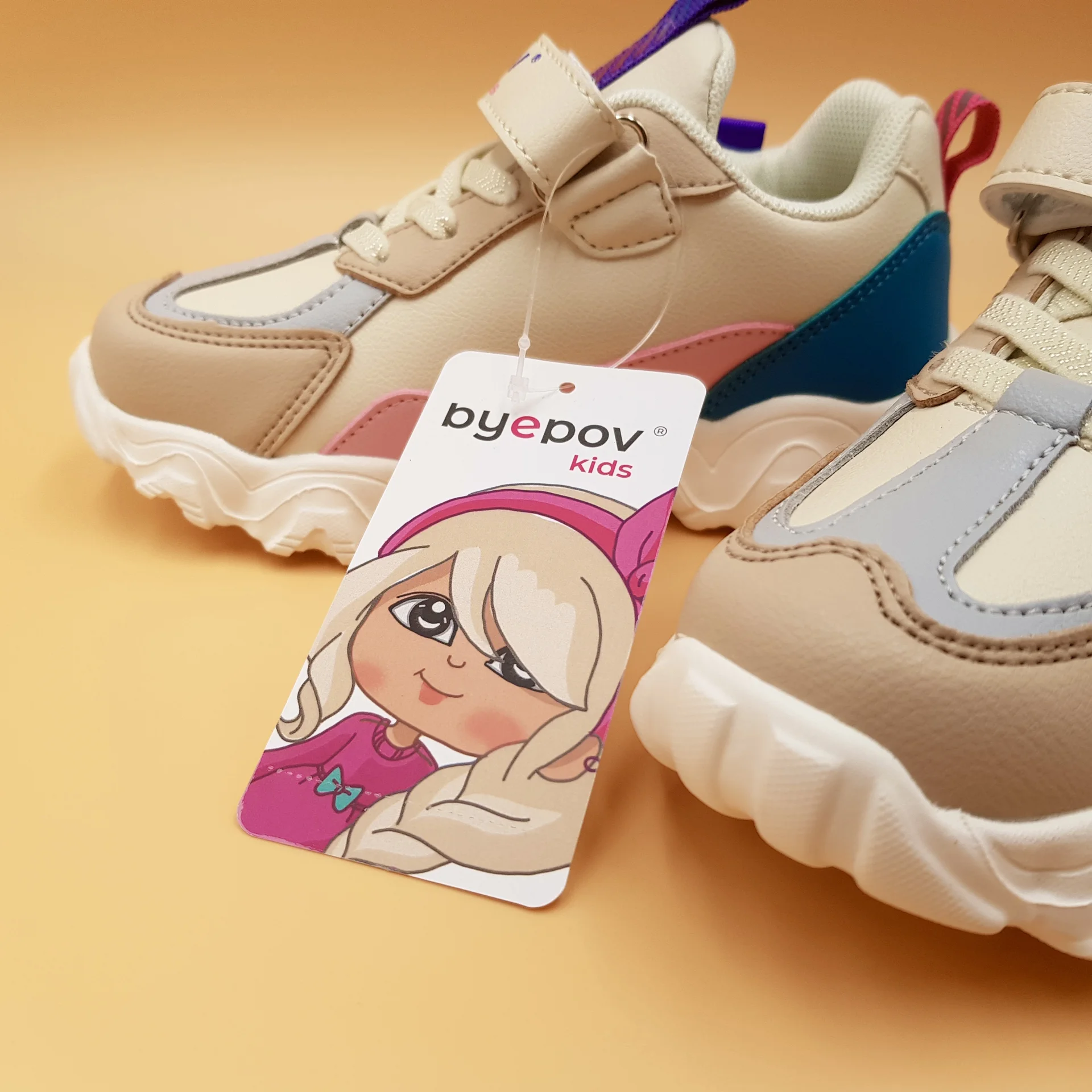 Детские кроссовки для девочек Byepov Kids Оригинал - миниатюра 5