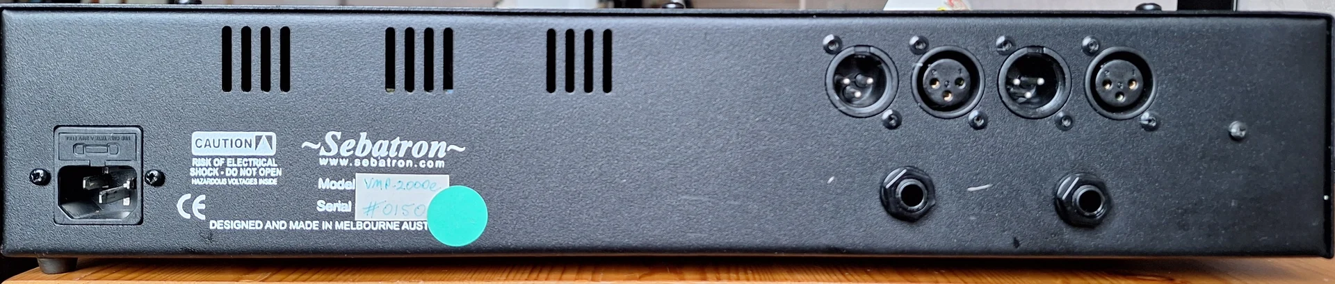 Ламповый предусилитель Sebatron vmp-2000e (220V, AUS) - миниатюра 3