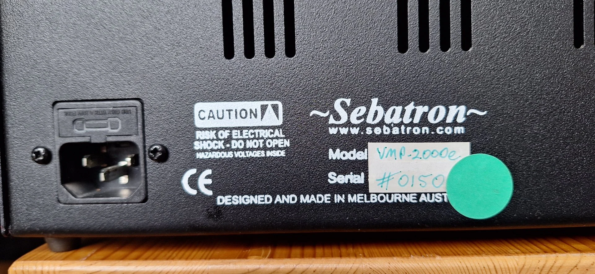 Ламповый предусилитель Sebatron vmp-2000e (220V, AUS) - миниатюра 4