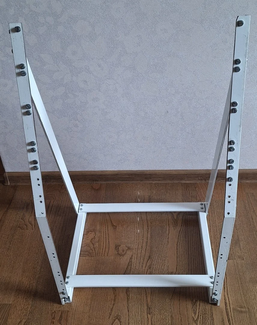 Рэковая стойка 19" на 13U (нержавеющая сталь) - миниатюра 3